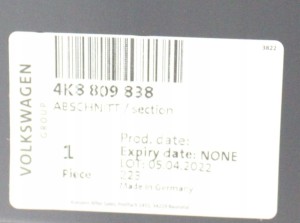 AUDI A7 S7 II 2 SPORTBACK C8 4K8 2018-2024 tylny błotnik prawy 4K8809838 4/4 MINIATURA