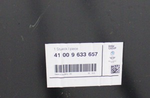 MINI COOPER R57 CABRIO 2008-2015 tylny lewy błotnik 41009633657 41002758373 4/6 MINIATURA