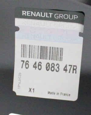 RENAULT CAPTUR 1 I 2013-2019 Próg słupek prawy 764608347R 4/6 MINIATURA