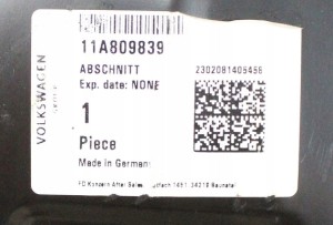 VW ID4 ID.4 11A E21 2021-2024 Próg słupek lewy 11A809839 2/2 MINIATURA