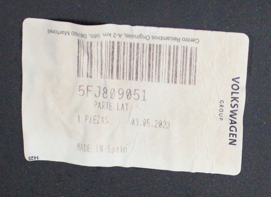 SEAT TARRACO 5FJ KN2 2018-2024 słupek czołowy dachowy lewy 5FJ809051 4/6