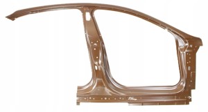 TESLA S MODEL S 2012-2024 Próg słupek prawy 1694056S0B 1024197S0B 1/4 MINIATURA