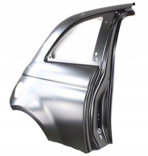 FIAT 500 3D 2007-2020 tylny tył błotnik prawy 71754027 3/4 MINIATURA