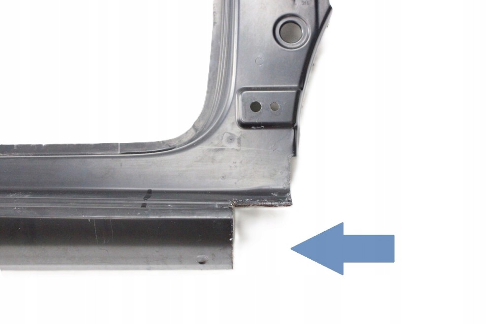 VW UP 1S3 3D 2011-2024 tylny prawy błotnik próg słupek 1S3809604 4/7