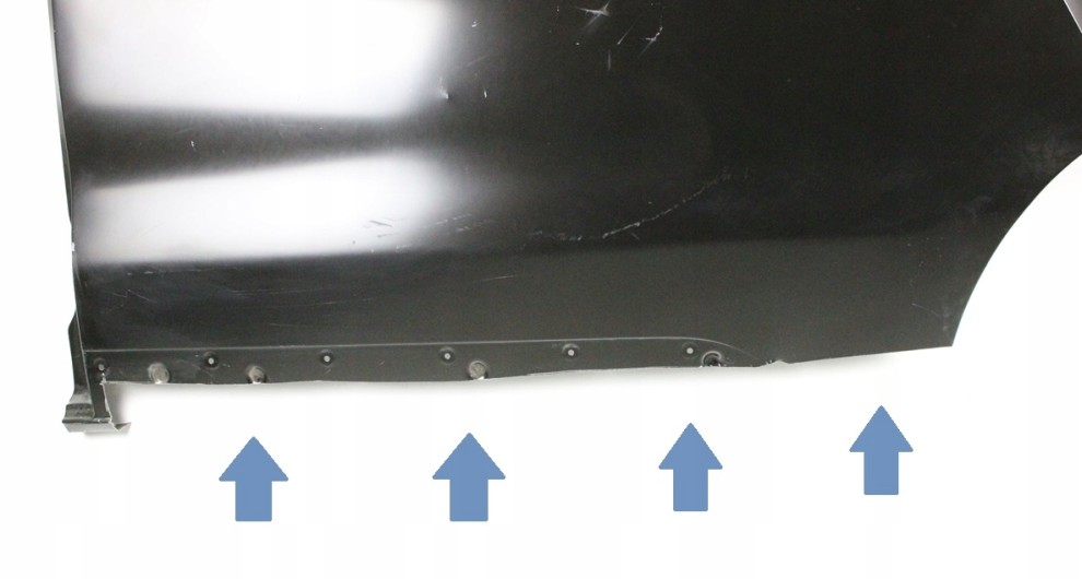 PEUGEOT EXPERT 3 L2 2016-2024 tylny tył lewy błotnik 9808150080 3/4