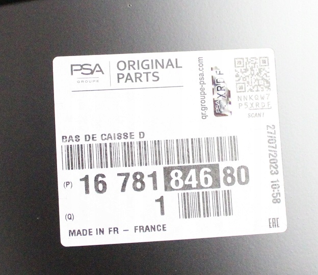 PEUGEOT 308 3 III 5D HB T10 2021-2025 próg słupek prawy 1678184680 4/4